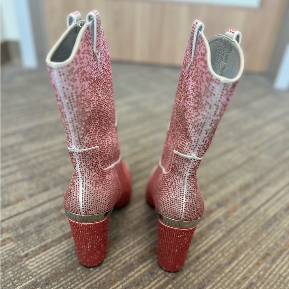 Daniel x Diamond Glitter Ombré Western Boot - Picture 7 of 8